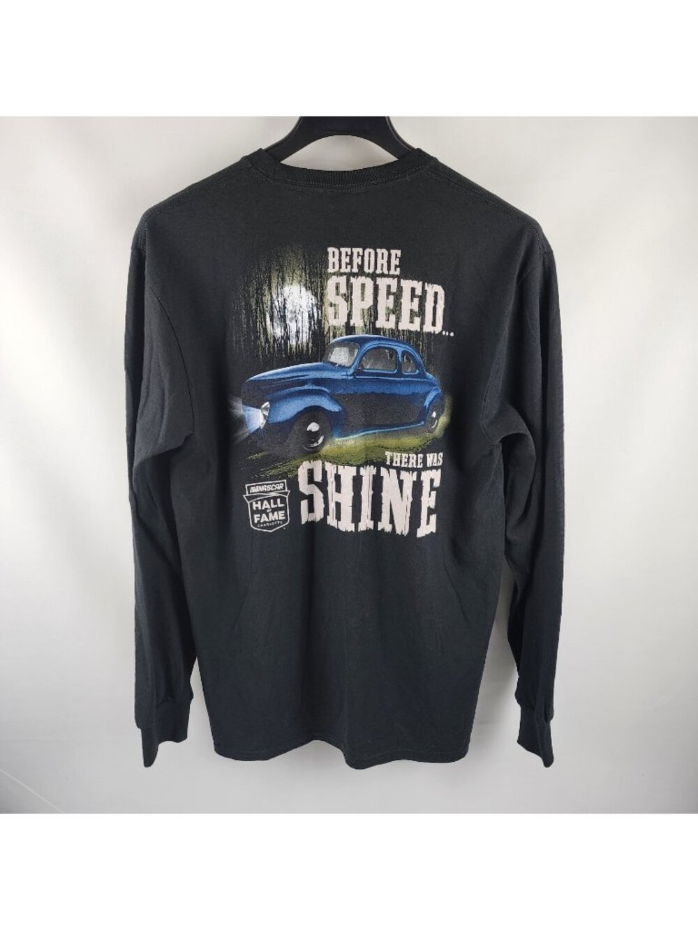 Nascar Shirt Mens Large Multi Black Graphics L/S Tee NWT